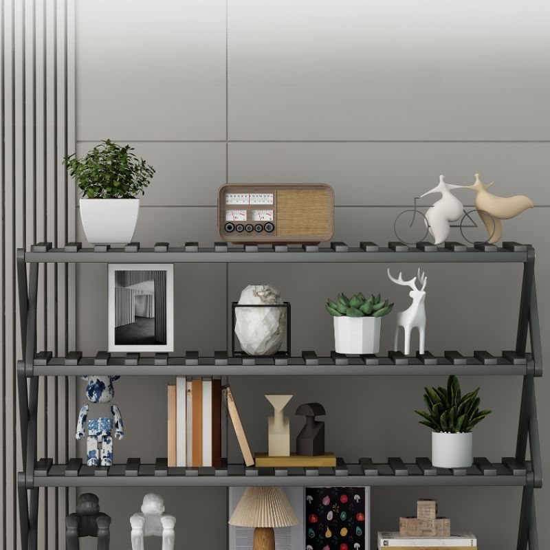 Art Deco Bambusa Rectangle Shoe Rack with 6/4/5 Shelves, Capacity for 1-30 Pairs, Drawing Room