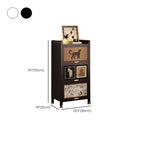 Detached Accent Cabinet with Damp-proof Steel Countertop
