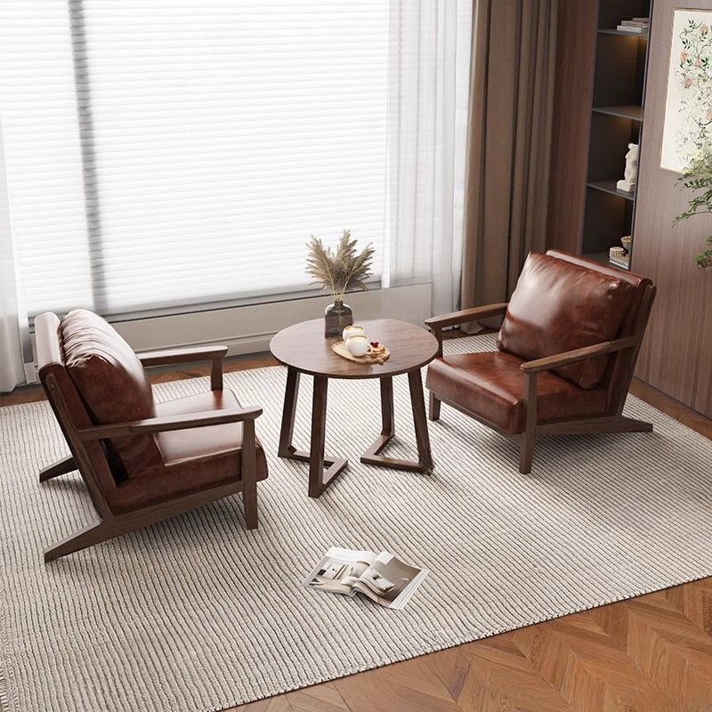 Modern Simple Style Single Sided Booth in Light Gray/Jade Green/Cocoa with Armrest and Foam Upholstery