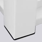 Chalk Minimalist Alloy Warehouse Storage Rack with Flexible Shelf, Free Standing for General Storage