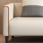 Standard Sofa/Loveseat/Single Sofa in Synthetic Leather, Available in Grey/Dark Blue/Light Green with Arm