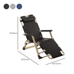 Contemporary Solid Color Arm Recliner in Black/Dove Grey/Blue with Alloy Frame, Non Rocking Base, Locking Back Angle, and Independent Back Movement