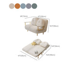 Simple Sleeper Futon with Pillow Back, Single Seat/2 Seater, Square Arm, Pillow, Stitch-tufted, Twin Size/Full Size/Twin XL Size
