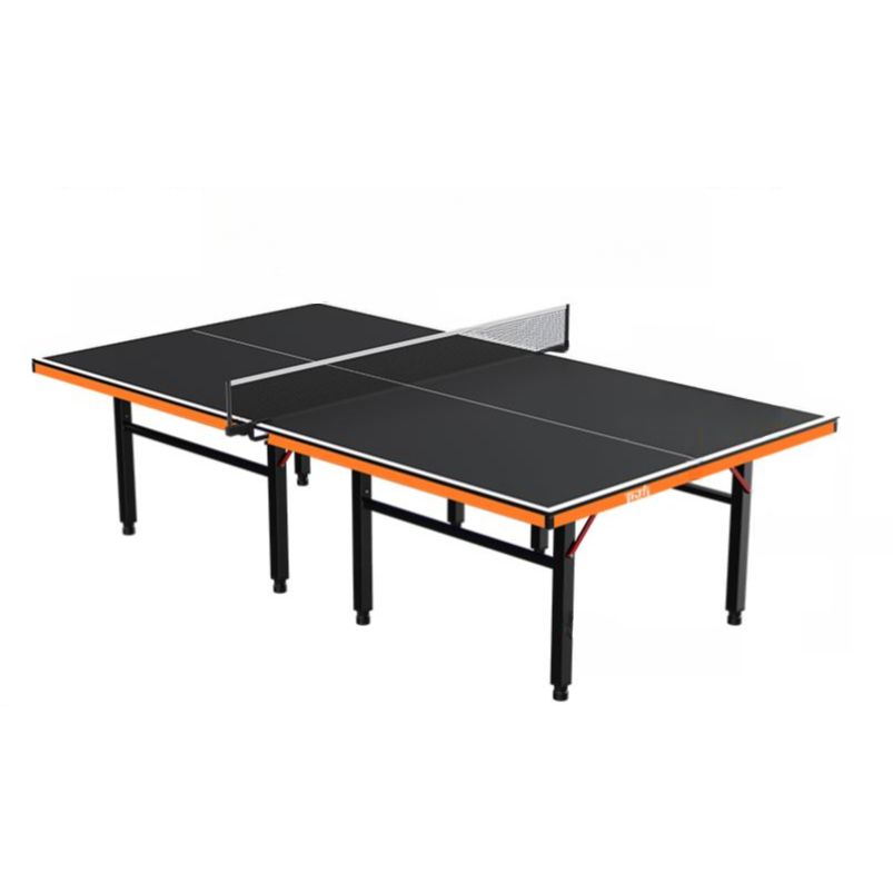 Versatile Indoor/Outdoor Ping Pong Table in Ink/Cerulean with Synthetic Laminate and Paddle