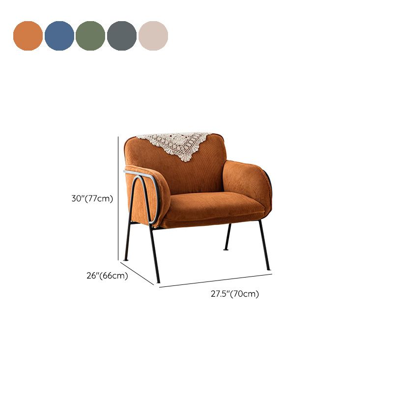 Modern Simple Style Single Sided Booth in Gray/Green/Cocoa with Armrest and Foam Upholstery