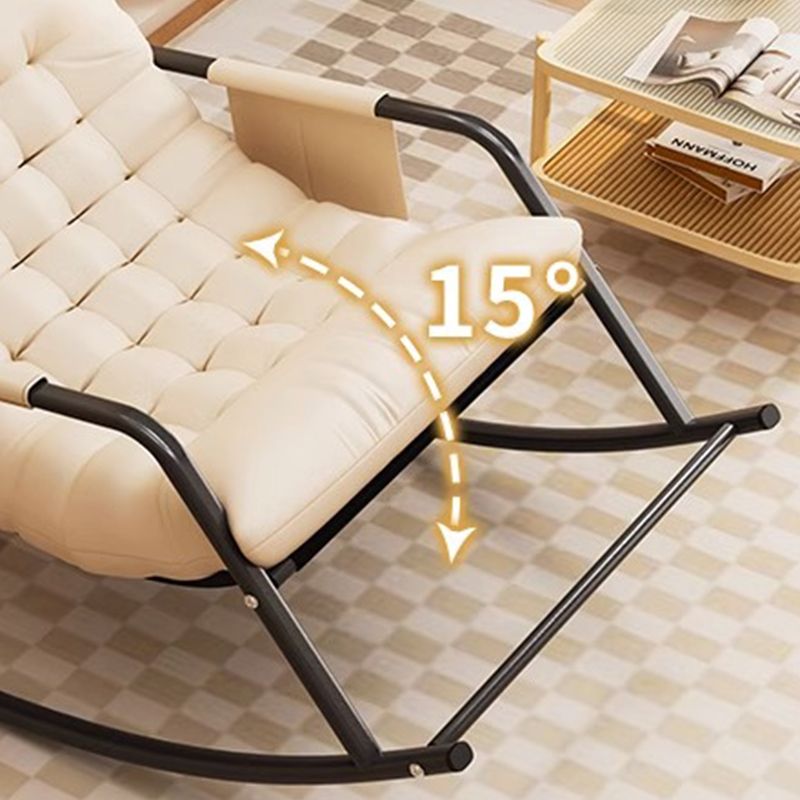 Stylish Upholstered Rocking Chair in Modern Design for Ultimate Comfort