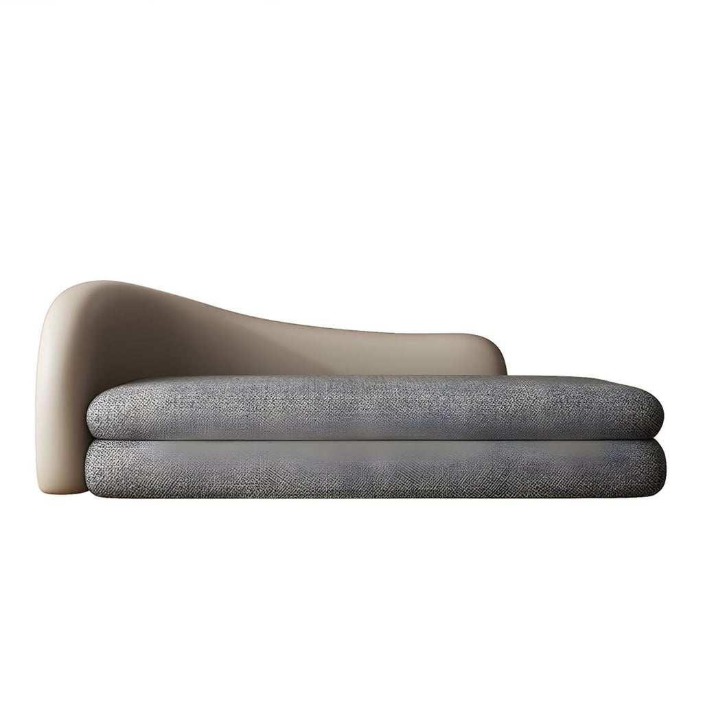 Ultra-Modern Tight Back Sofa 30.71"High Curved Tuxedo Arm Sofa for Apartment