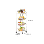 Portable Center with Metal Countertop and Basket