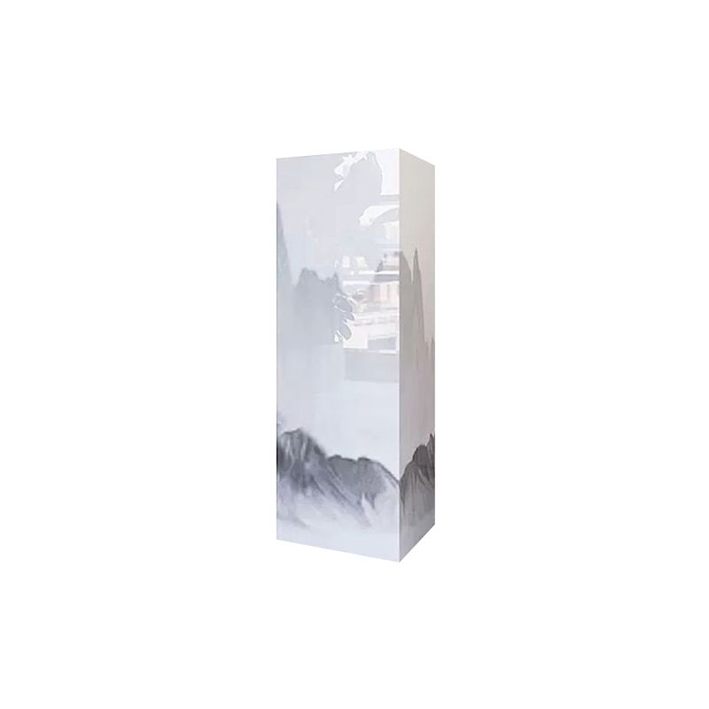 Multiple Colour Square Marble Pattern Stone Display Table with Unfinished Finish, 30 to 39 in Height, Up to 19 in Size