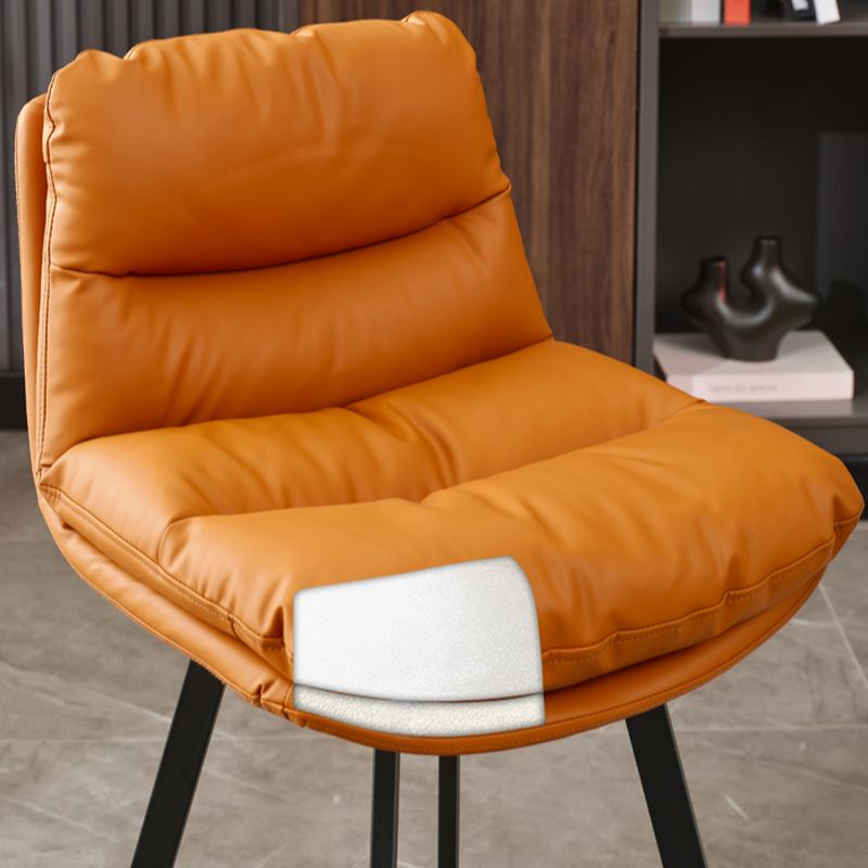 Casual Rawhide Bar Stools in White/Jade Green/Amber Color with Back, Rectangle Seat, and Leg Rest