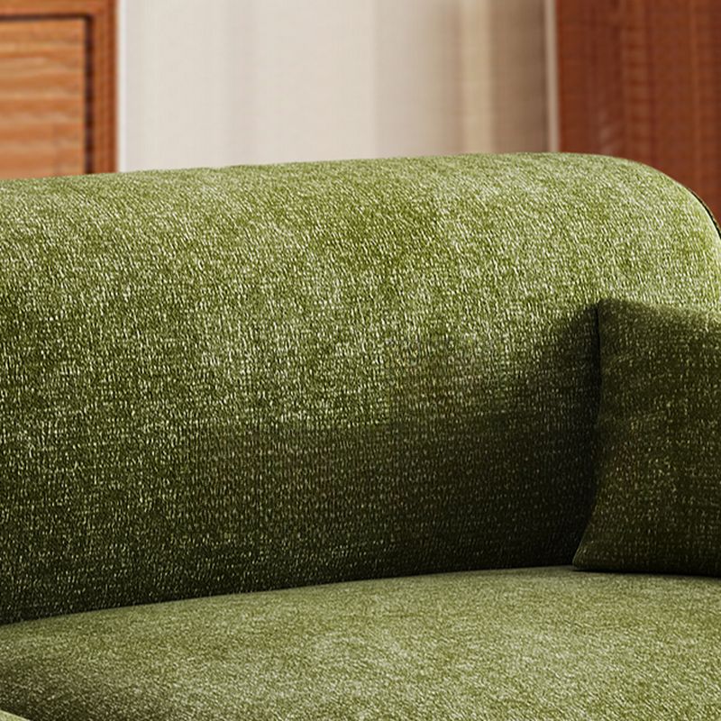 Drawing Room Standard Sofa/Loveseat in Soft-pile Fabric with Sage Upholstery and Armrest
