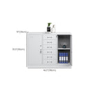 Base Cabinet/Office Console Cabinet with Stockroom Storage, Assembled and Safe, Featuring 2-Wide/1-Wide/3-Wide Compartments