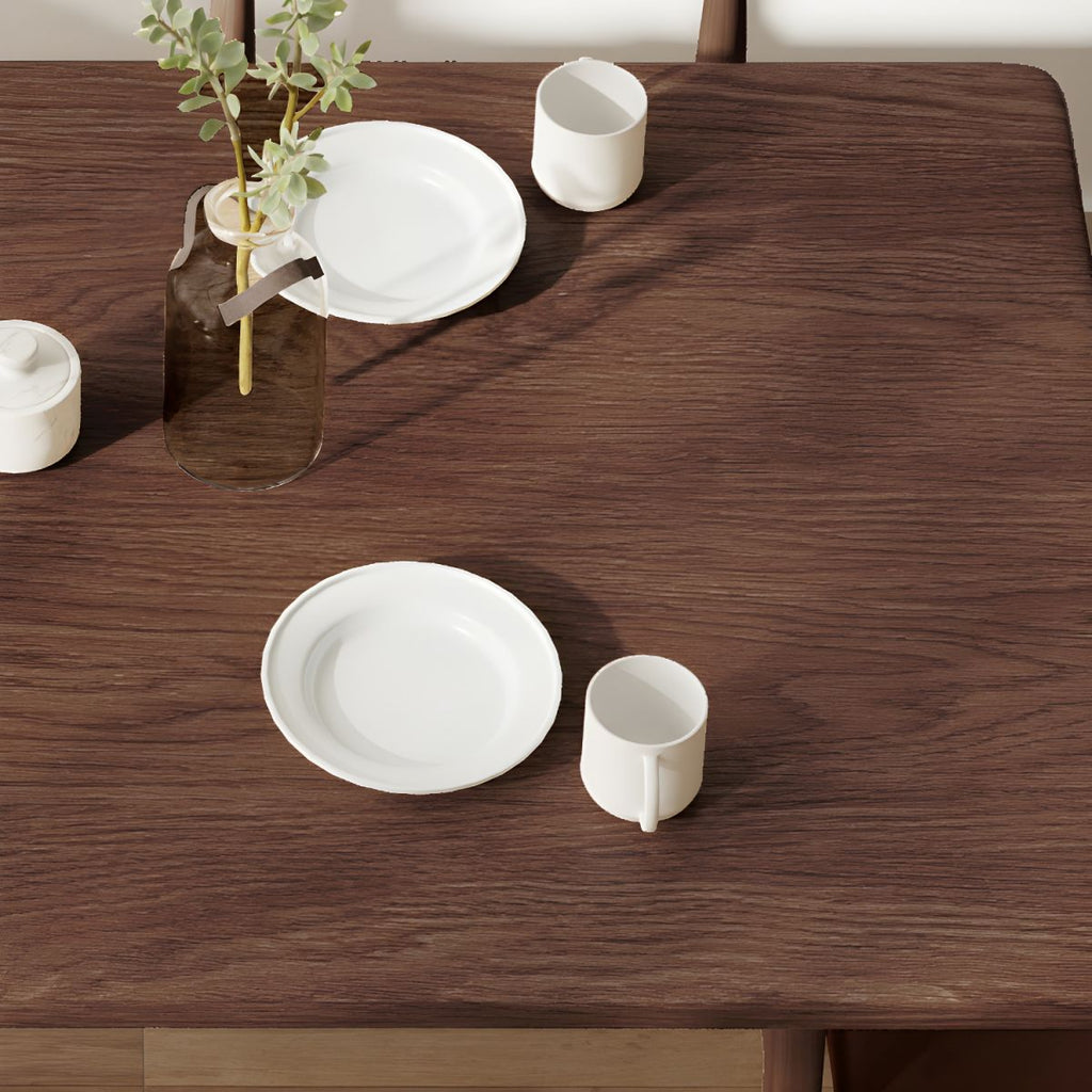 Modern Simple Household Standard Tableware Rectangular Kitchen Tableware 4 Legs Table
