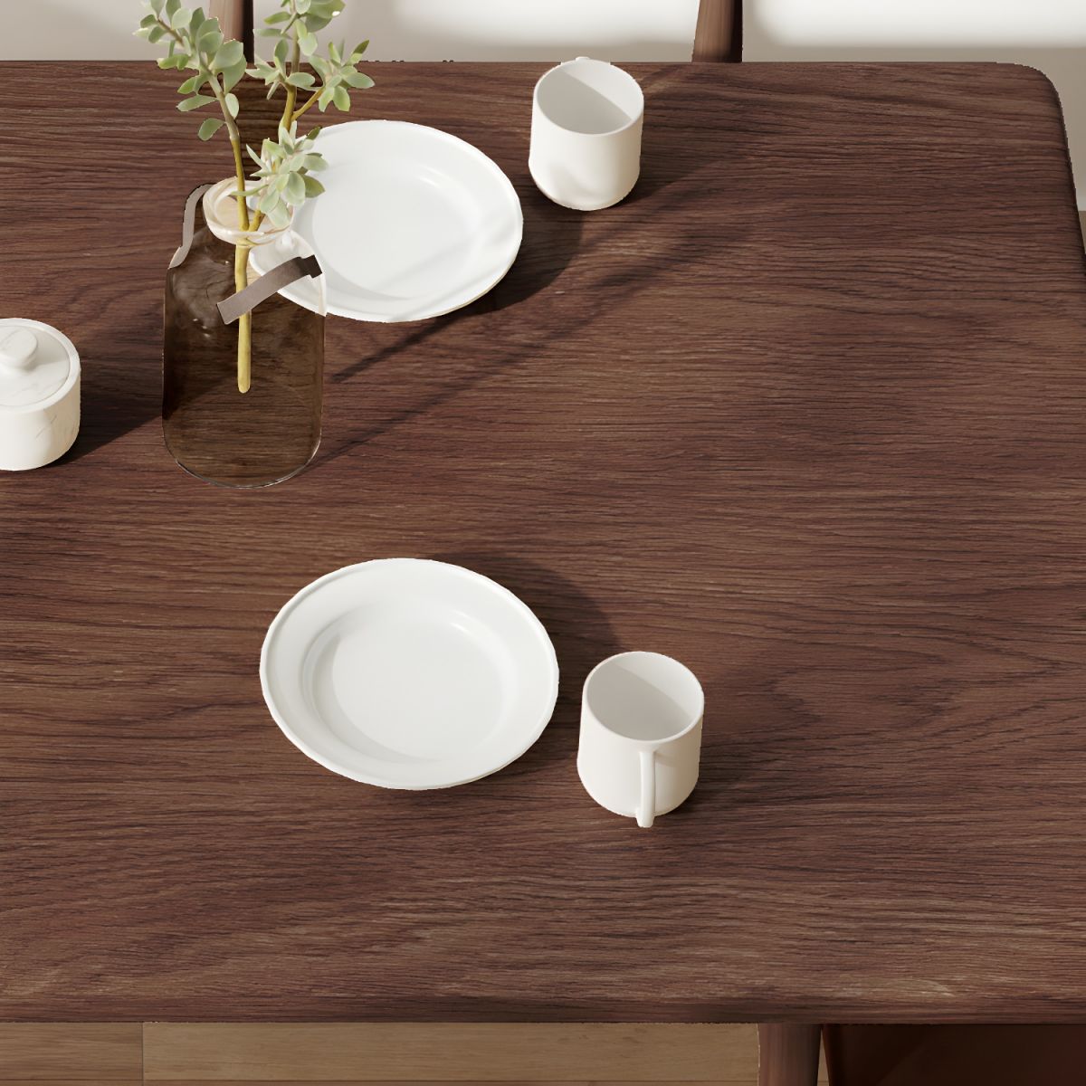 Modern Simple Household Standard Tableware Rectangular Kitchen Tableware 4 Legs Table