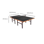 Indoor Ping Pong Table with Synthetic Laminate Top in Ink/Dark Blue and Included Table Tennis Paddle