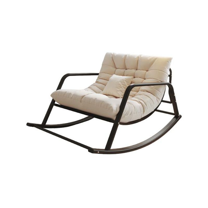 Stylish Upholstered Rocking Chair with Removable Cushions fits Women's Range-even Less