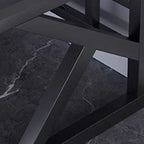 Modern Simple Style Office Computer Desk with Cable Management, Steel Base, Warp Resistant, Free Standing, Length 36 to 47.9 in/60 in & above/48 to 59.9 in
