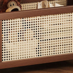 Auburn Modern Simple Style Hall Rack with Receptacle, Rubberwood Frame, 1 Basket, and Wood Hook