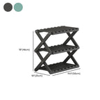 Art Deco Bambusa Rectangle Shoe Rack with 6/4/5 Shelves, Capacity for 1-30 Pairs, Drawing Room