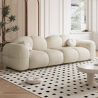 Versatile Grey/Blush/Amber Flannel Standard Sofa/Loveseat with Arm and Concealed Support