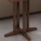 Caramel Trendy No Seating with Eased Edge and Assembly Required Solid Wood Cover