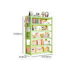 Olive Green Simplistic Wire Warehouse Storage Rack with Alterable Shelf and Standing Installation