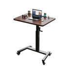 Versatile Laptop Cart with Pop Up Foldable Design, Lifting Airlift, and 5 Outlets