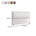 Casual Style Panel Headboard in Natural Wood with No Distressing, Rectangle Shape for King/Queen/Full Bed, Featuring Sponge Upholstery and Standard Height