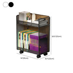 Alloy Under Desk Office Book Cart with 3 Shelves/2 Shelves All Ages