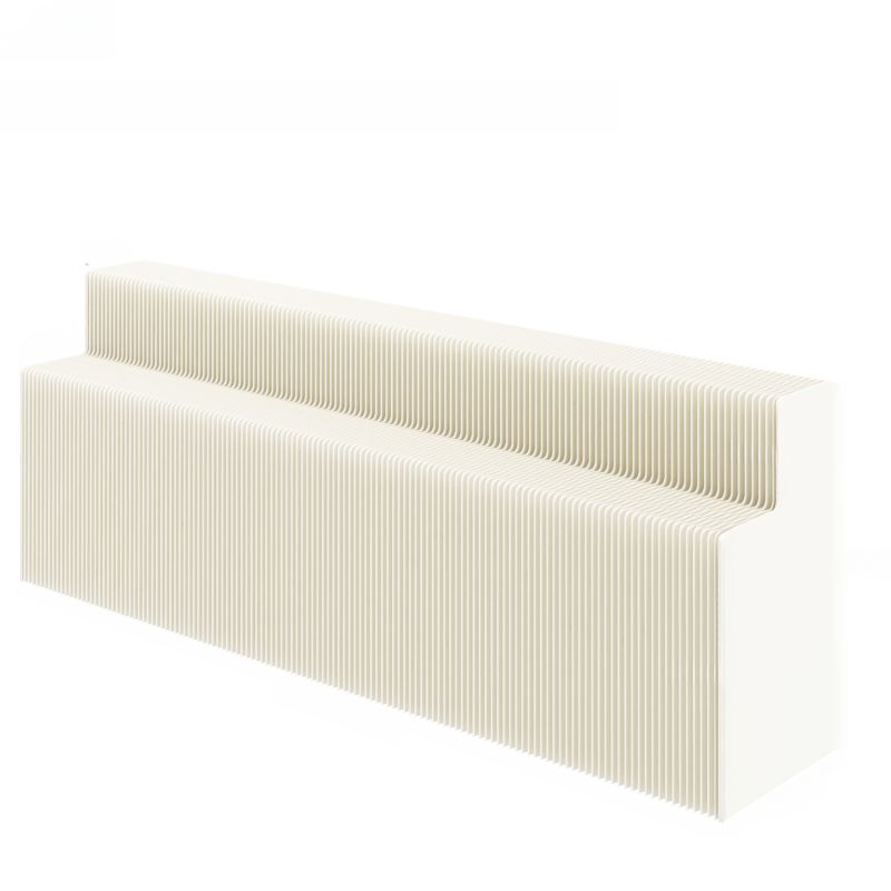 50 in & above L x 20 to 29 in/Up to 19 in W x 30 to 39 in/40 in & above/20 to 29 in H White Rectangular Unfinished Folding Display Table in Paper