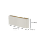 Chalk Oblong Display Table with Locker Feature, Unfinished Finish, 30 to 39 in/40 in & Above Height, 50 in & Above Size, 20 to 29 in Width
