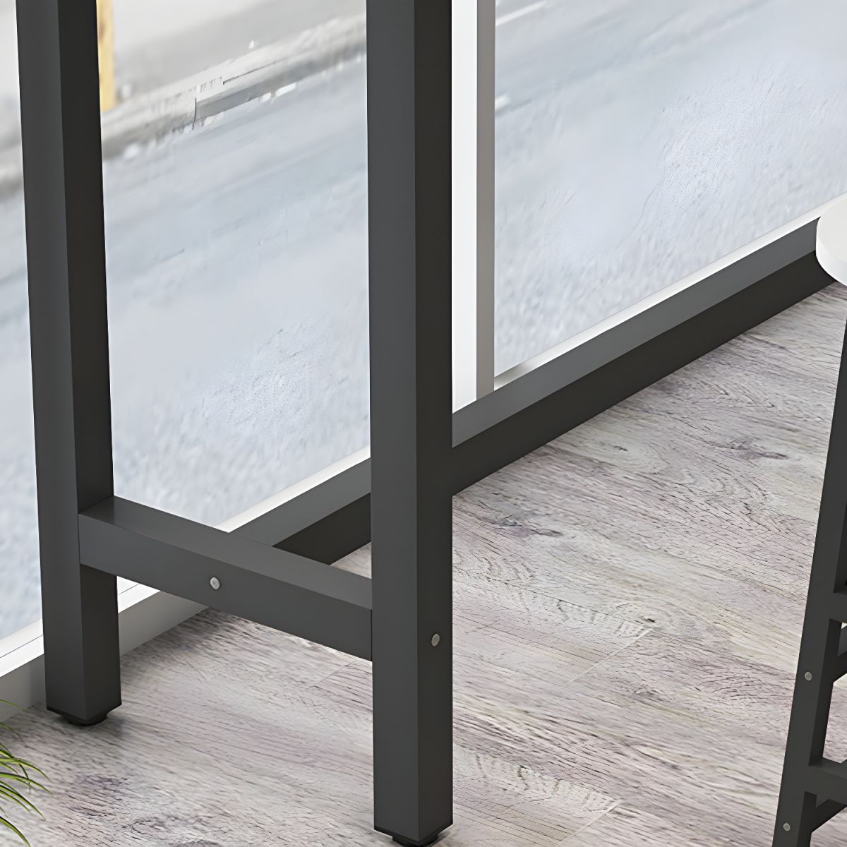 Modern Style 1/4/5 Pieces Wood Rectangular Bar Table Set for Dining Room