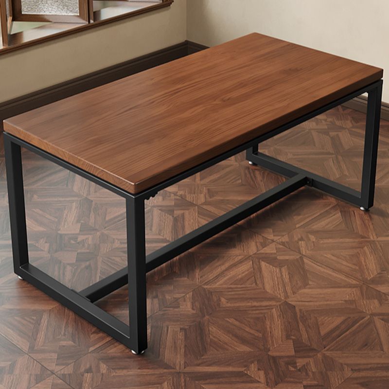 Caramel Trendy No Seating Rectangle/Square Table with Eased Edge, Assembly Required, Solid Wood Cover