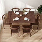 Modern Simple Household Standard Tableware Rectangular Kitchen Tableware 4 Legs Table