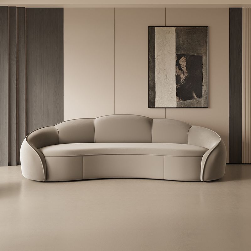 Versatile Olive Green/Ivory/Sand Sofa/Loveseat/Single Sofa with Sloped Arms and Concealed Support