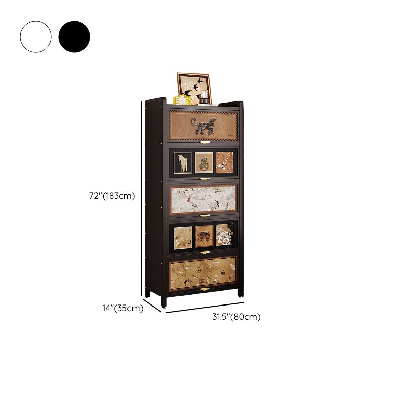 Detached Accent Cabinet with Damp-proof Steel Countertop