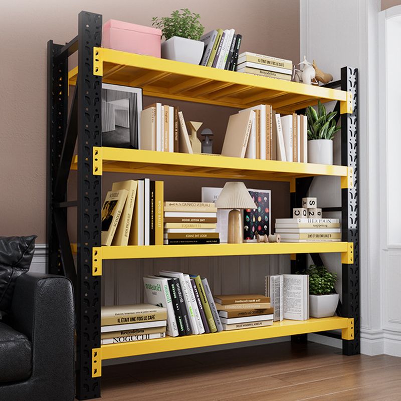 Butter Color Steampunk Warehouse Storage Rack, Fire-retardant for Garage