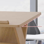 Modern Hostess Stand with Storage and Rollers