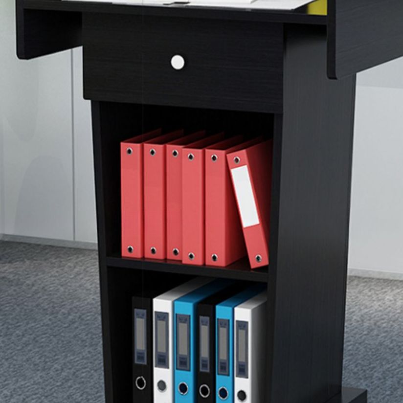 Glam/Modern Engineered Wood Full Podium with Storage