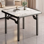 Laminate Dining Table with Legs, Scratch-repellent, Foldable, Square Top, 2-seater/4-seater