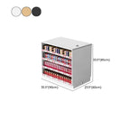 Manufactured Wood Top Reception Desk with Hutch, Cable Management, and Desk Return