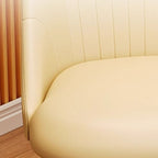 Minimalist Work Stool Moves Up and Down with Low Back, Swivel Rollers, and Moveable Design