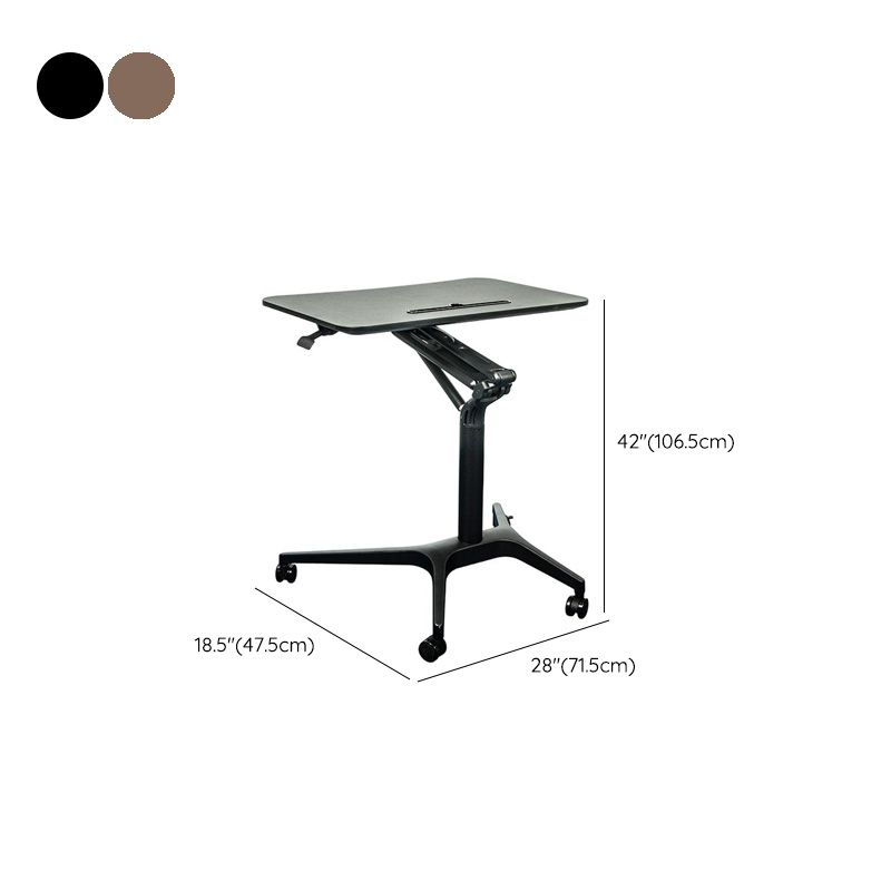 Modern Speaker Stand with Adaptable Height and Rollers