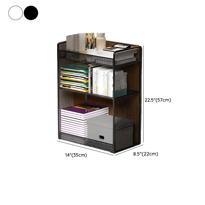 Alloy Under Desk Office Book Cart with 3 Shelves/2 Shelves All Ages