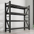 Minimalist Steel Warehouse Storage Rack with Shelves, Detached Installation