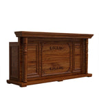 Rectangle Manufactured Wood Top Reception Desk with Hutch & Keyboard Tray, Hutch & Lockable Drawer, Includes Filing Cabinet