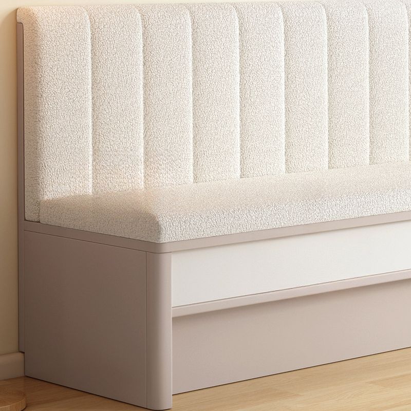 Simple Channel Back Single Sided Booth with Foam Upholstery