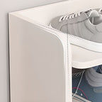Composite Wood Square Shoe Storage with Capacity for 1-10 Pairs in Drawing Room, Includes Individual Shoe Cubby Holes and Closed Back