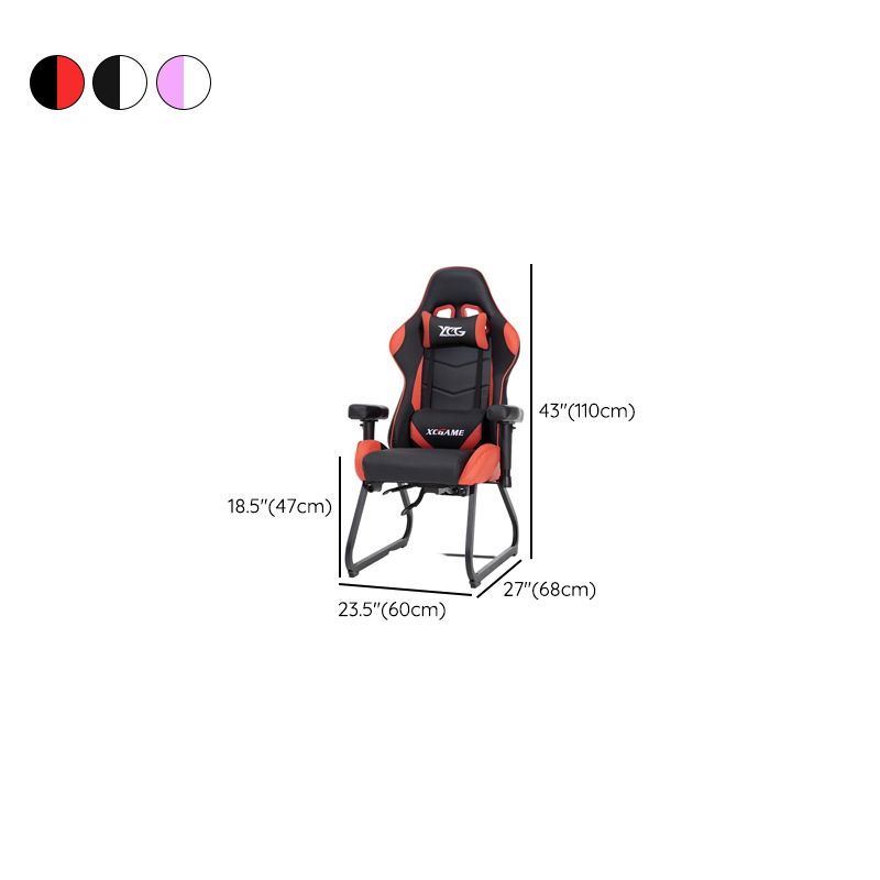 Simple Arm Wingbacked Chair with Armrest, Upholstered Steel Midnight Black Frame and Adjustable Backrest