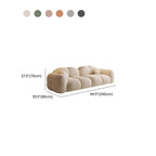 Versatile Grey/Blush/Amber Flannel Standard Sofa/Loveseat with Arm and Concealed Support